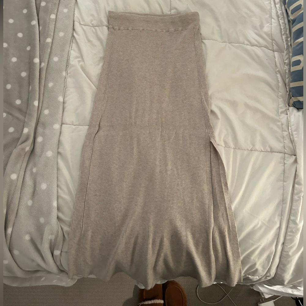 Splendid knit midi skirt